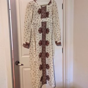 Vintage 1970's dress size 7 unknown brand gunne sax/Edwardian style